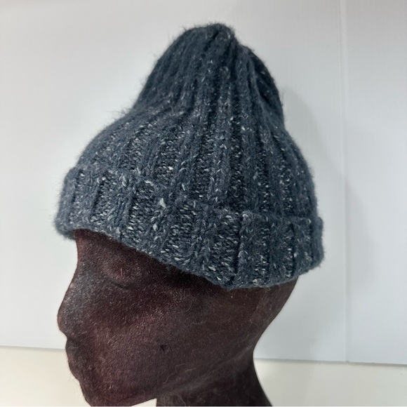 The North Face Blue Lined Cable Knit Beanie Unisex One-Size Outdoors Cozy - Picture 4 of 8